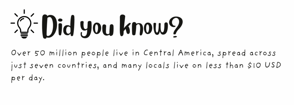 Cost of living central america