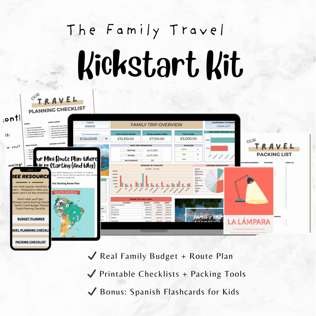 Family travel Kickstart kit