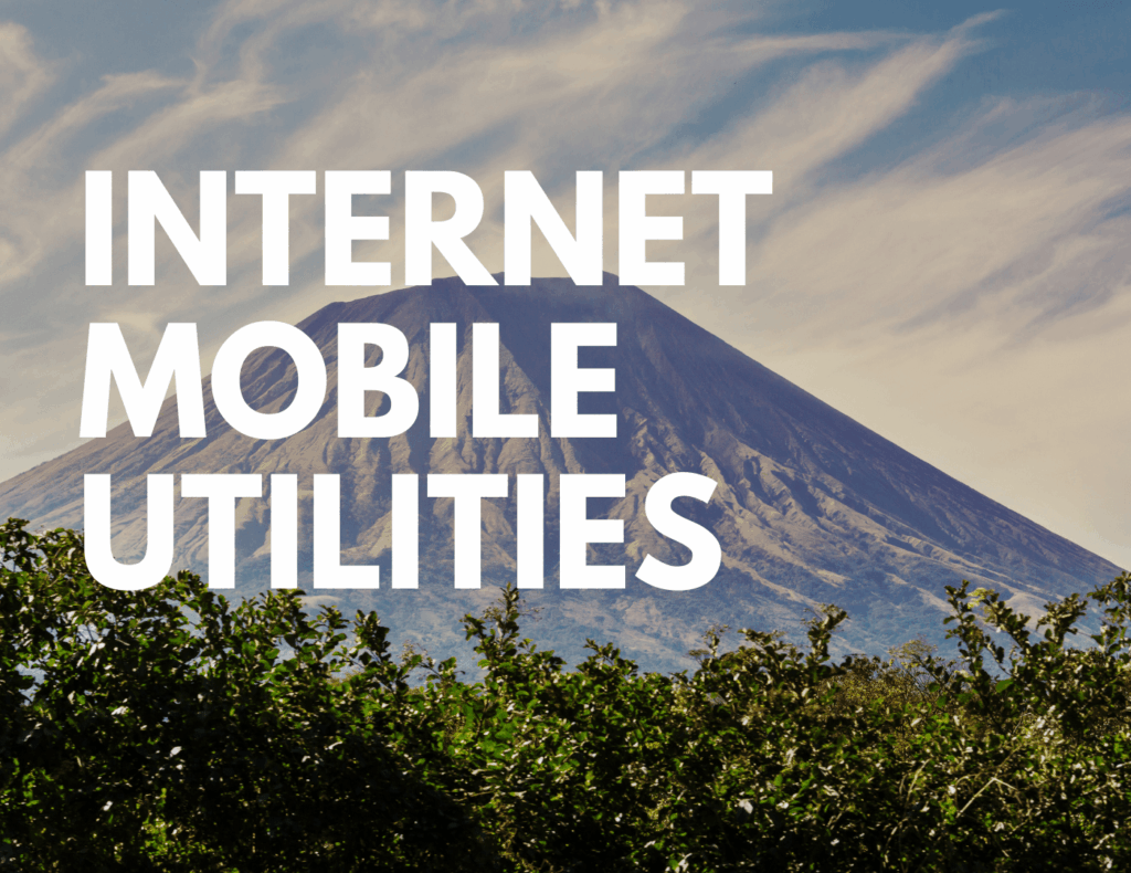 Volcano in Nicaragua representing connectivity and utilities