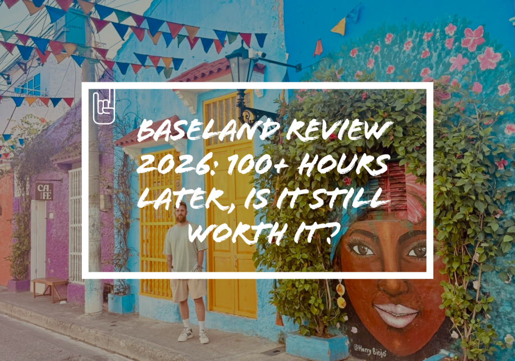 Baselang Review 2025 blog header image showing scenic coastal town with overlay text: "Why I'm Betting 60 Mornings On It"