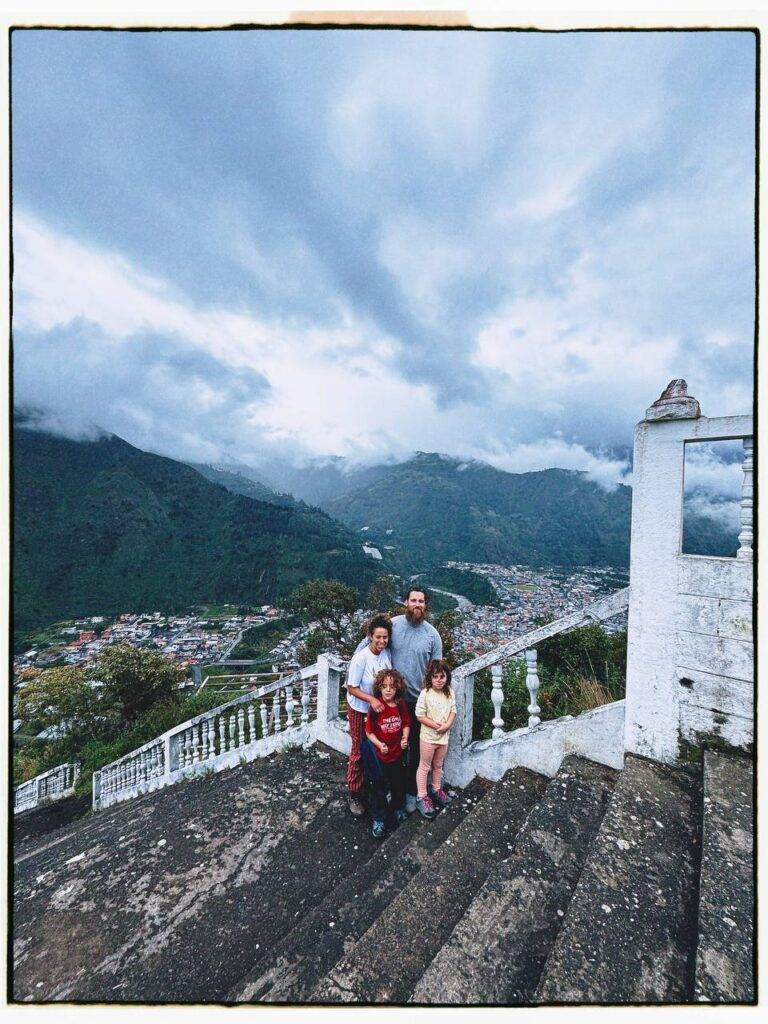 Family Climb in Banos