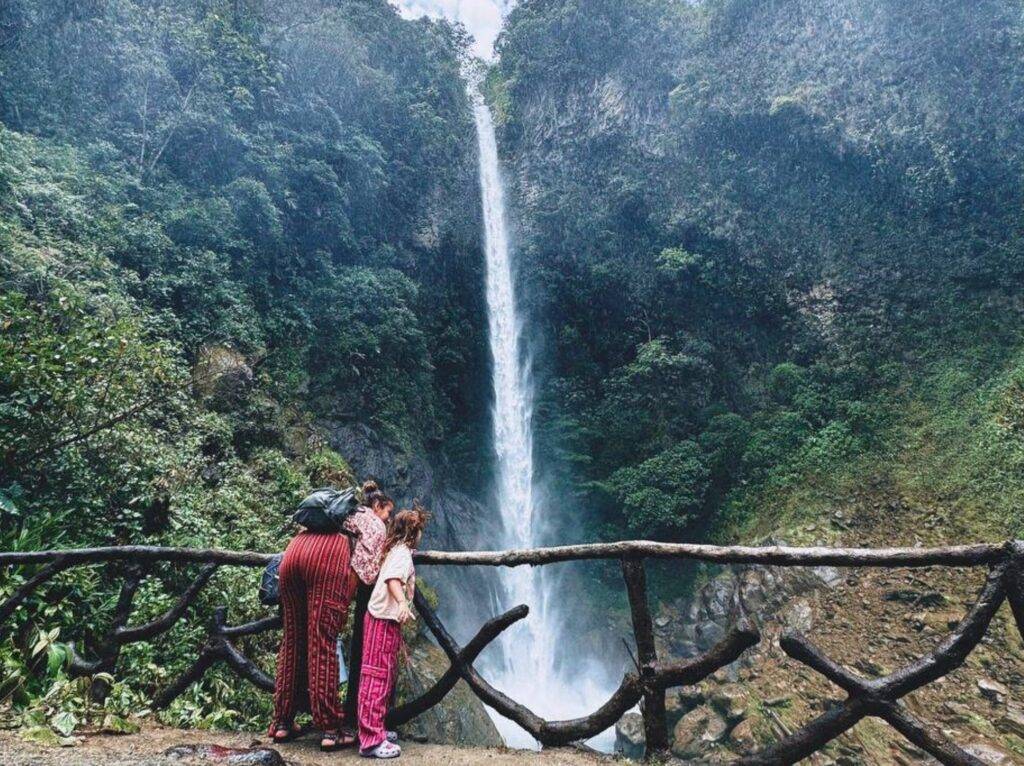 Waterfall in Banos
