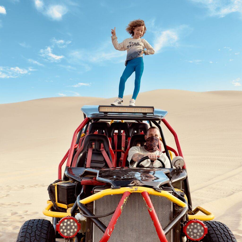 Sandboarding in huacachina