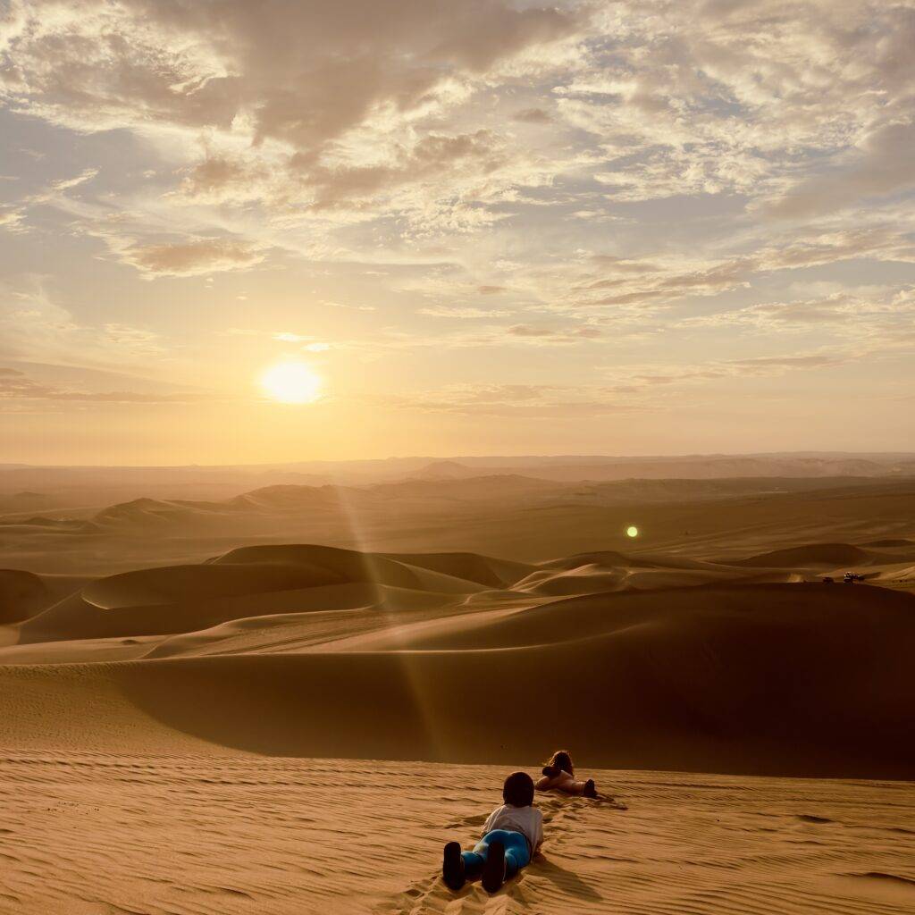 Family advice for sand boarding