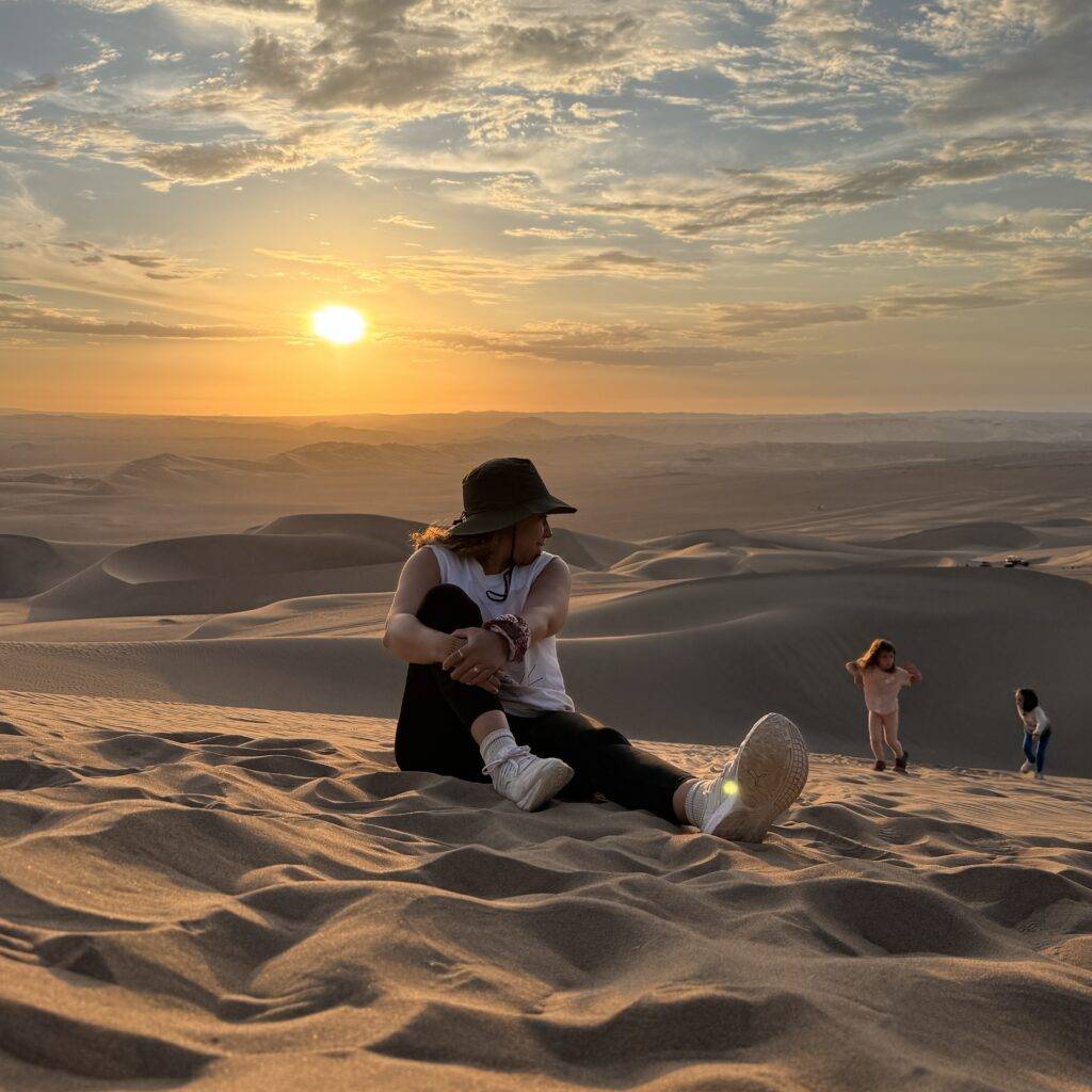 Sandboarding In Huacachina (Family Perspective)​