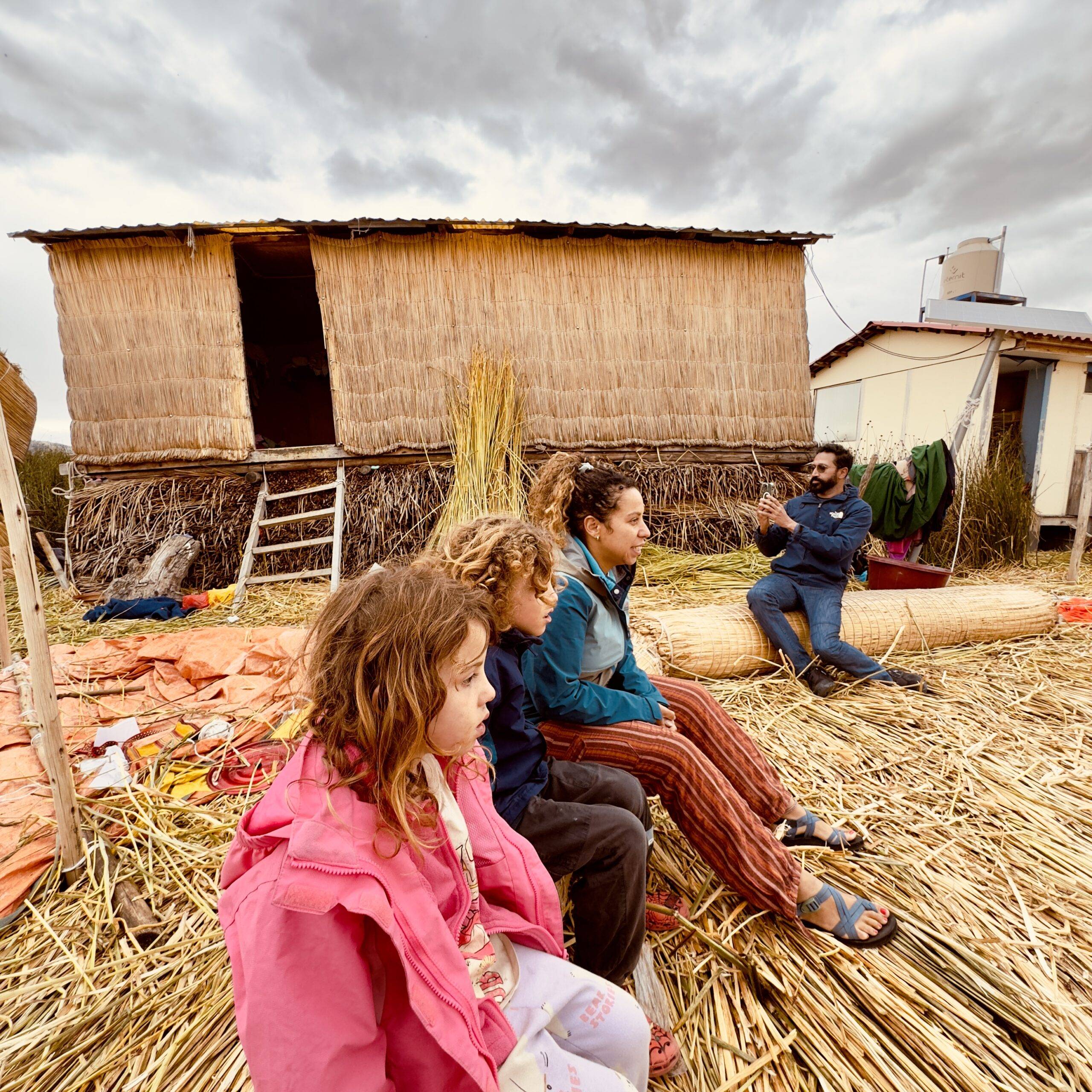 Floating islands lake titikaka, Puno, Peru