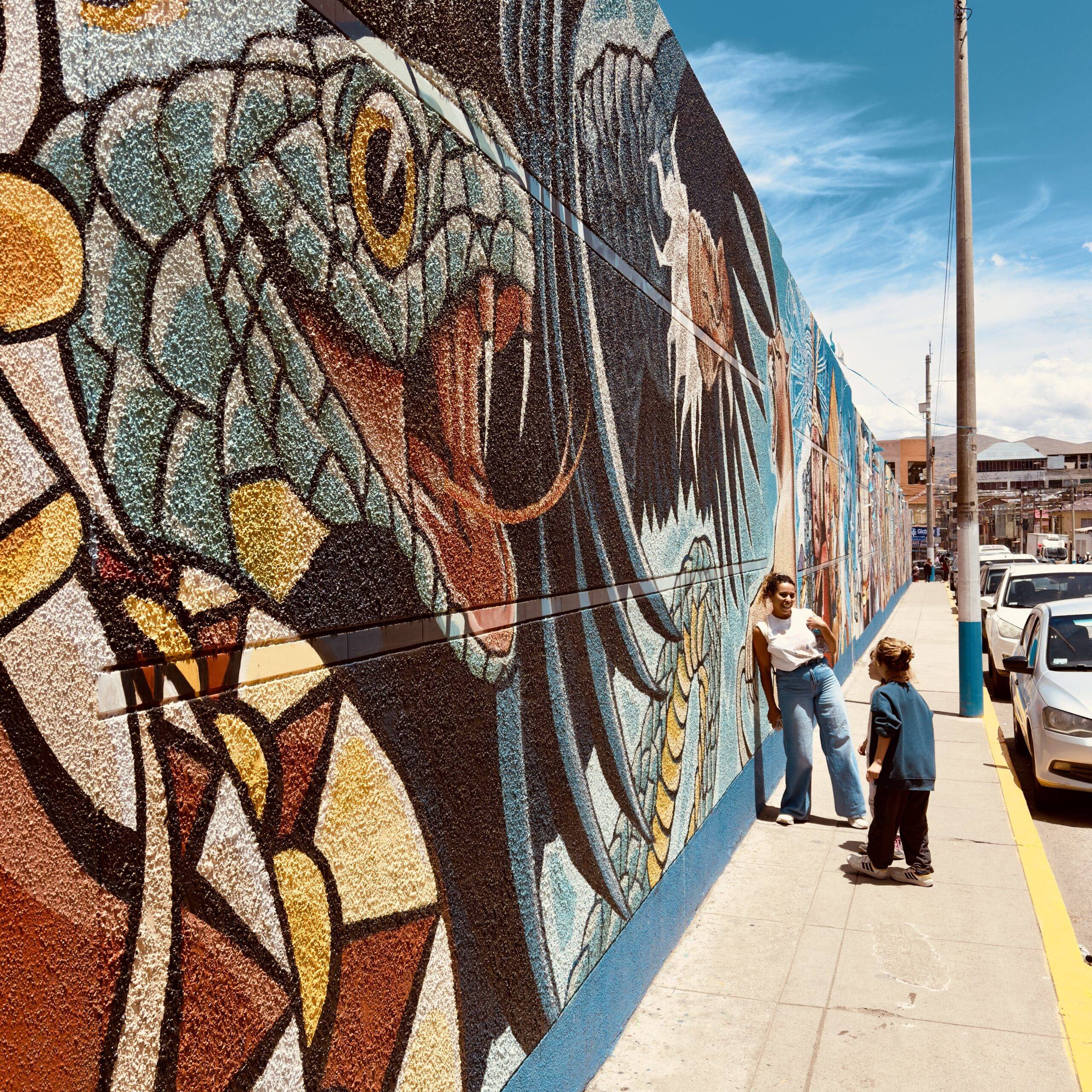 Walking Cusco with the kids