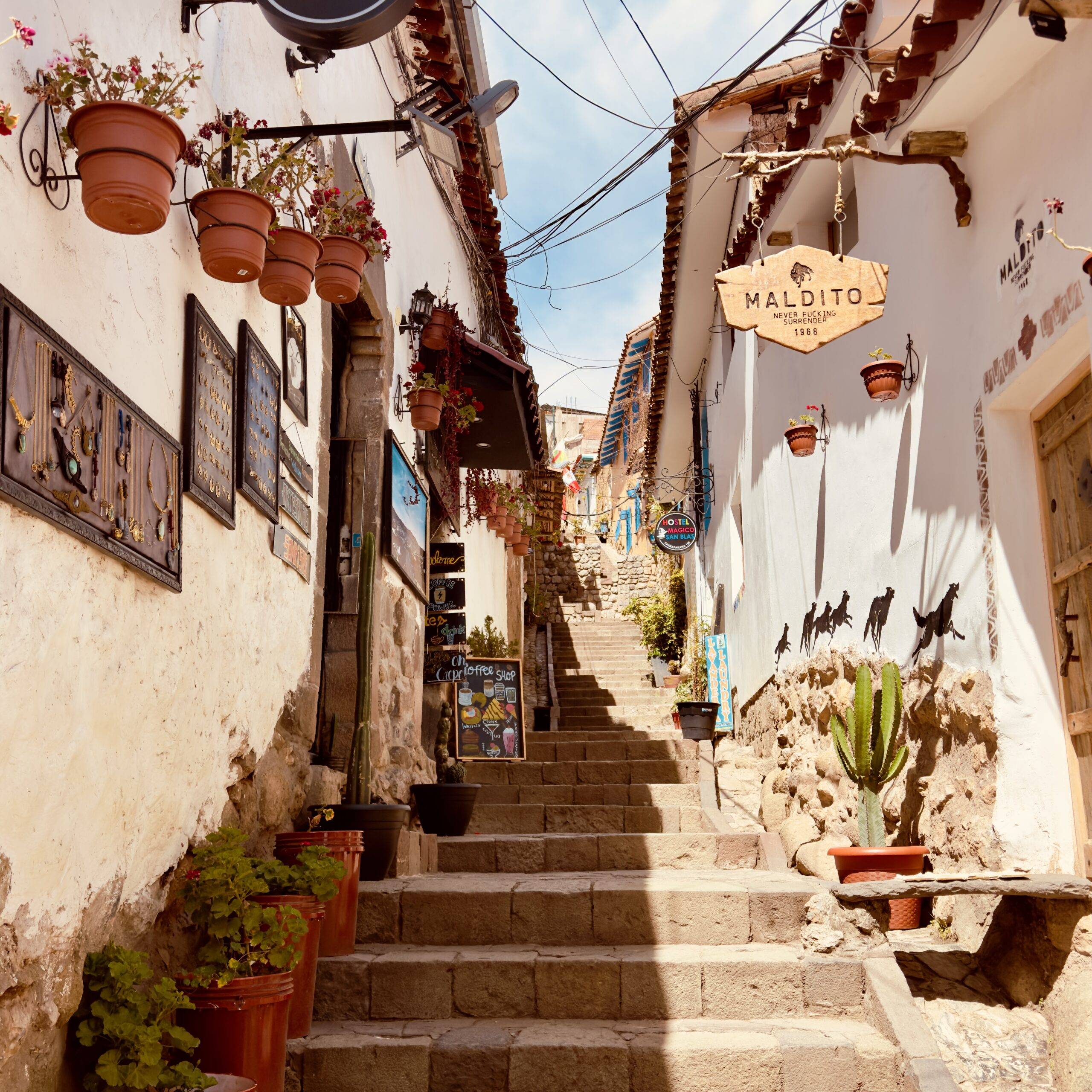 Alleyway in San blas cusco