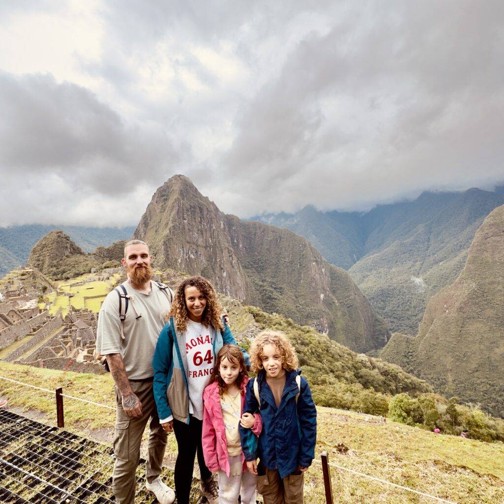 Matchu picchu with kids