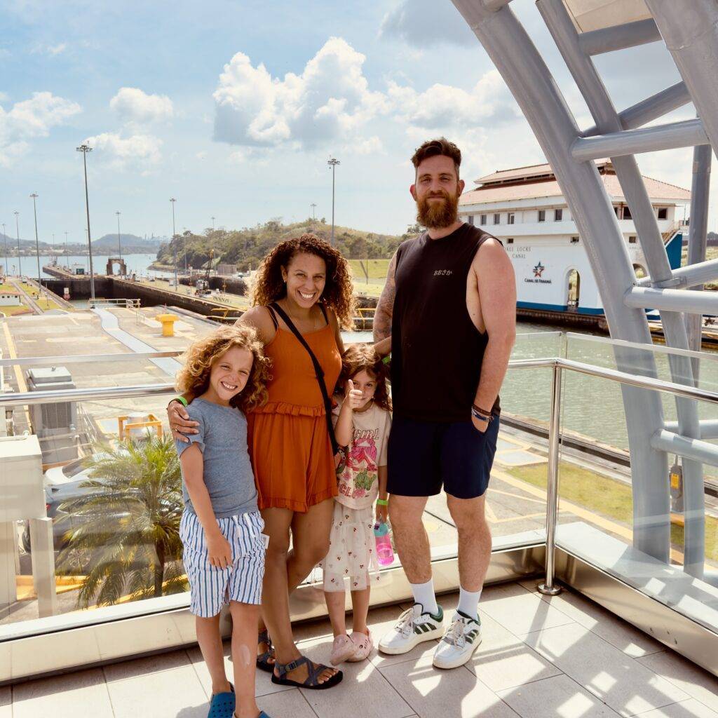 Panama canal with kids