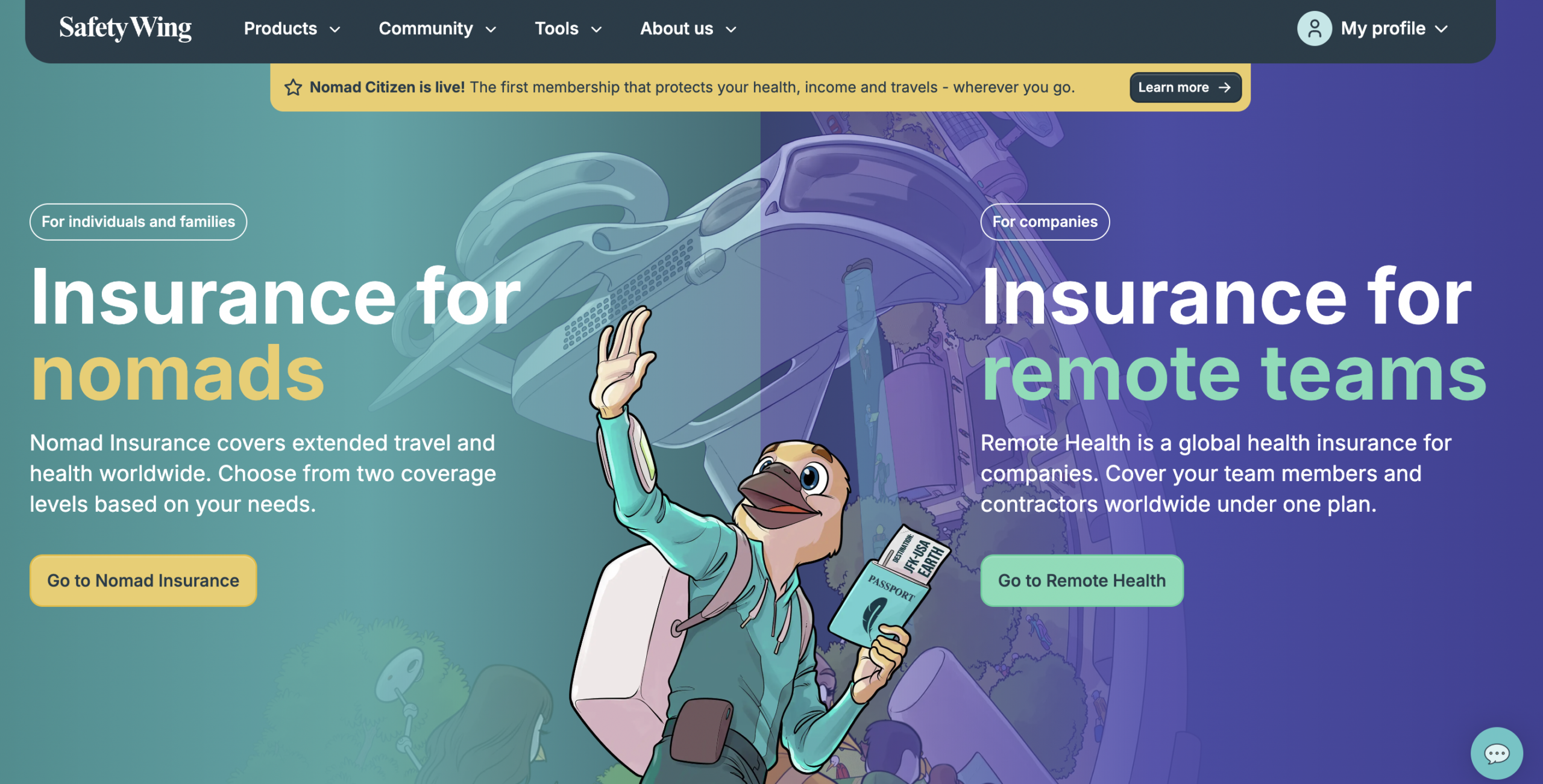 SafetyWing vs World nomads