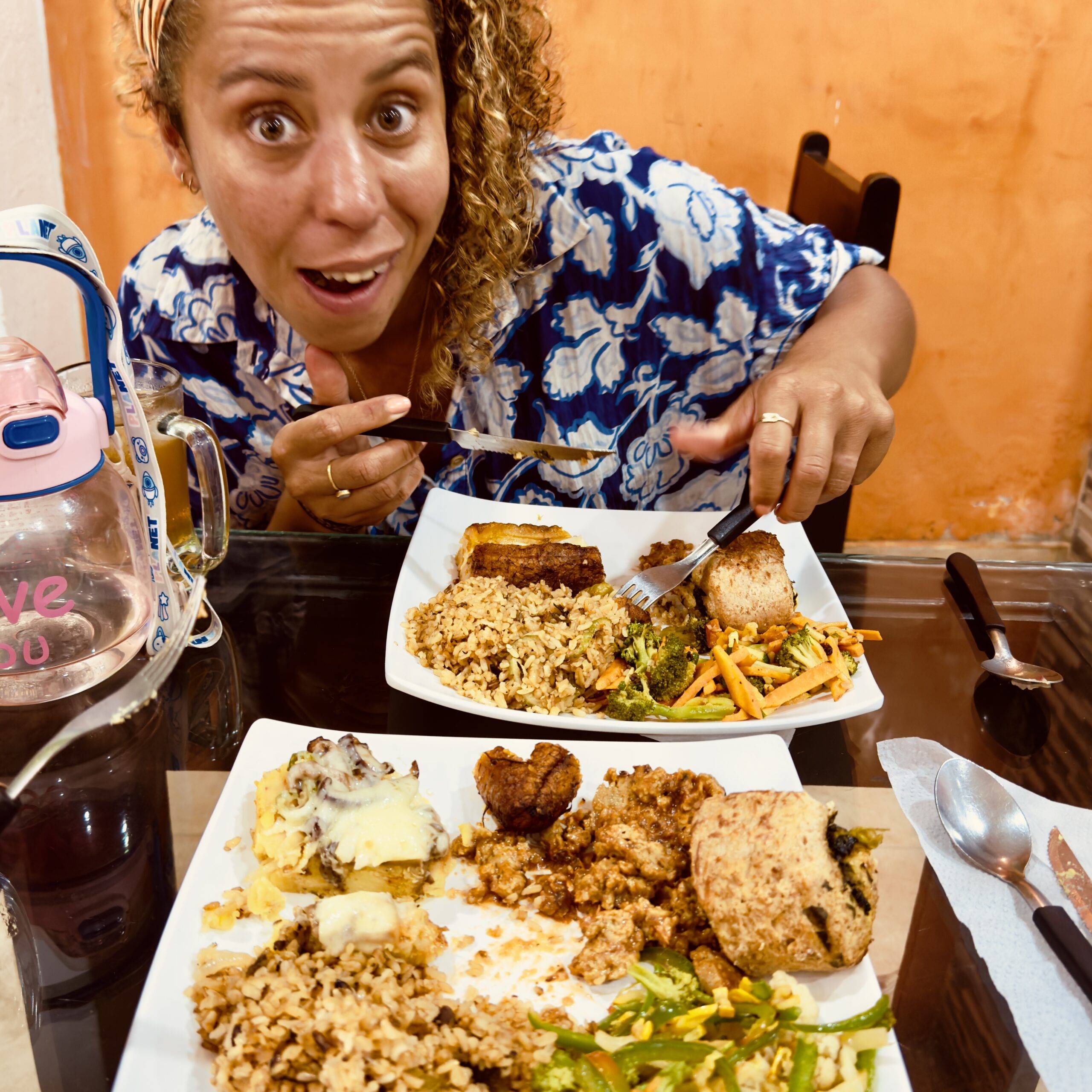 Vegan food in santa marta