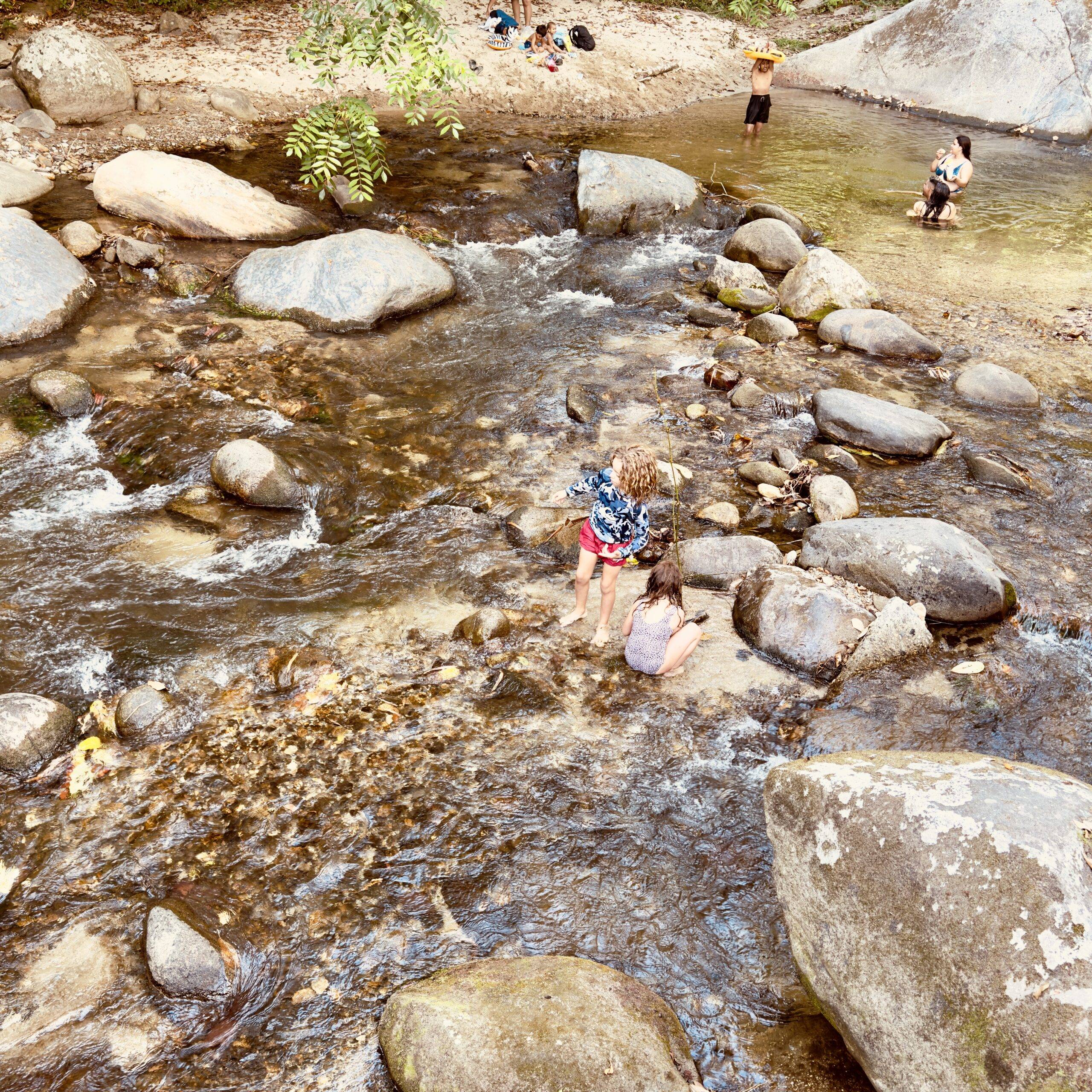 River in minca