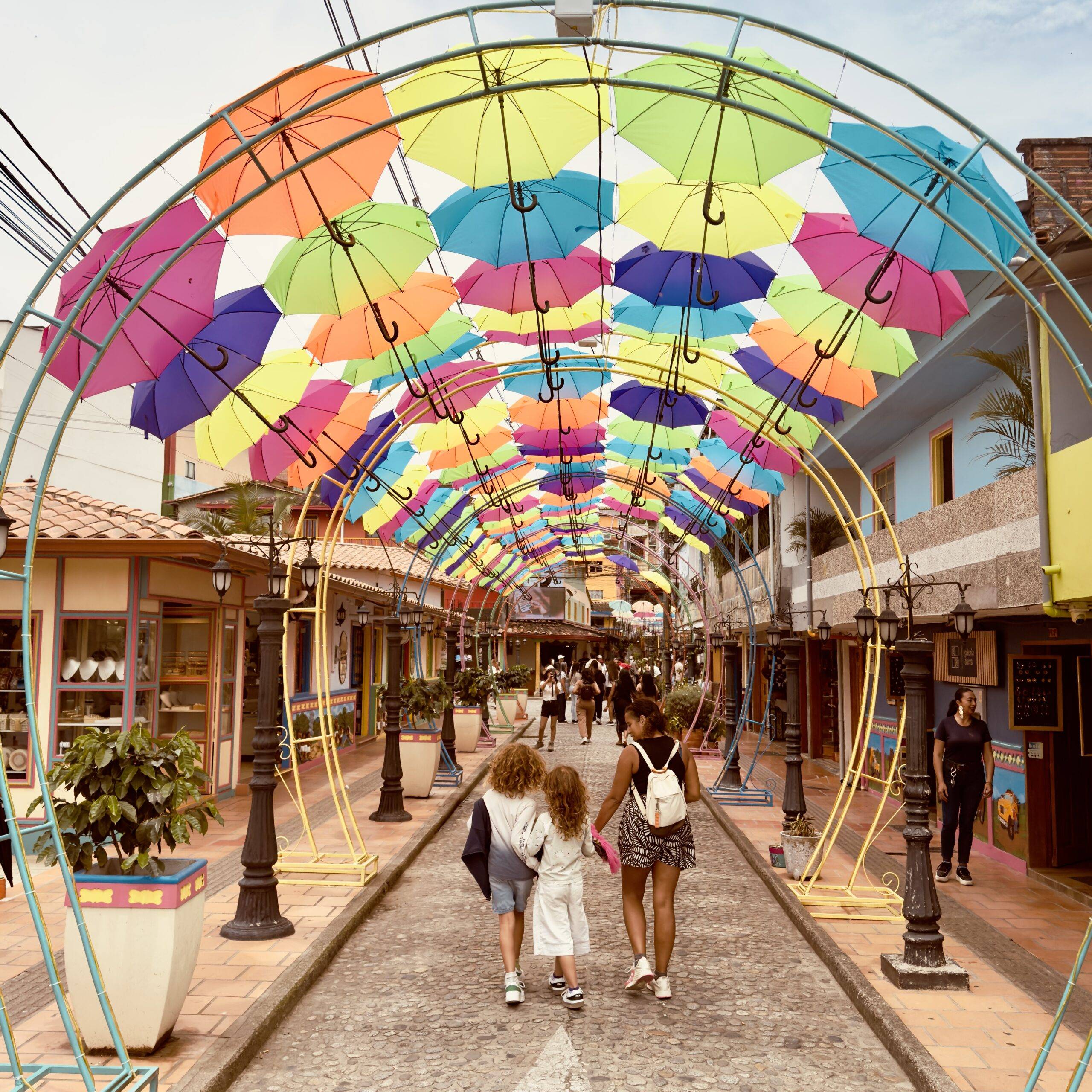 Umbrella town guatape