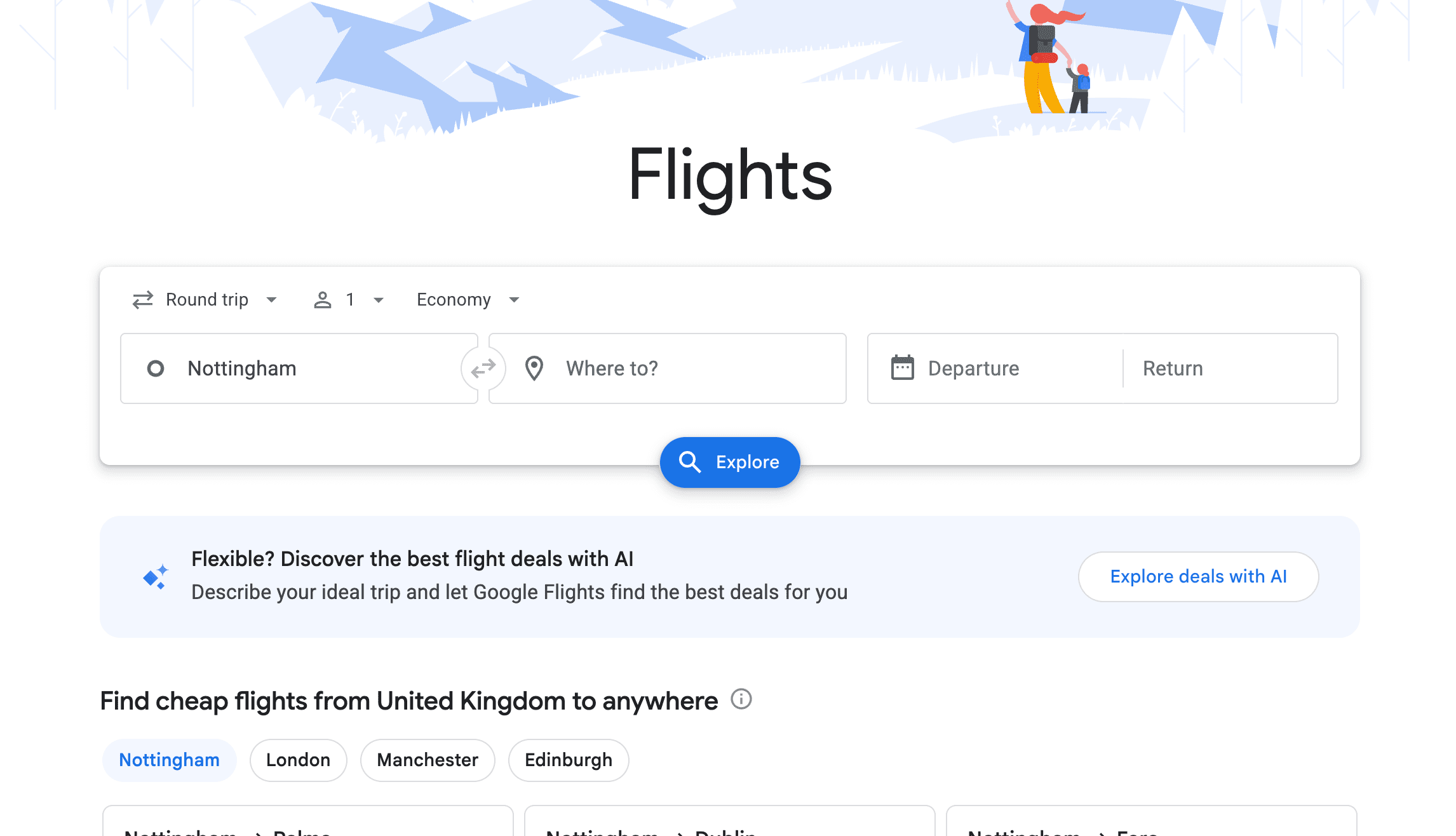Google flights