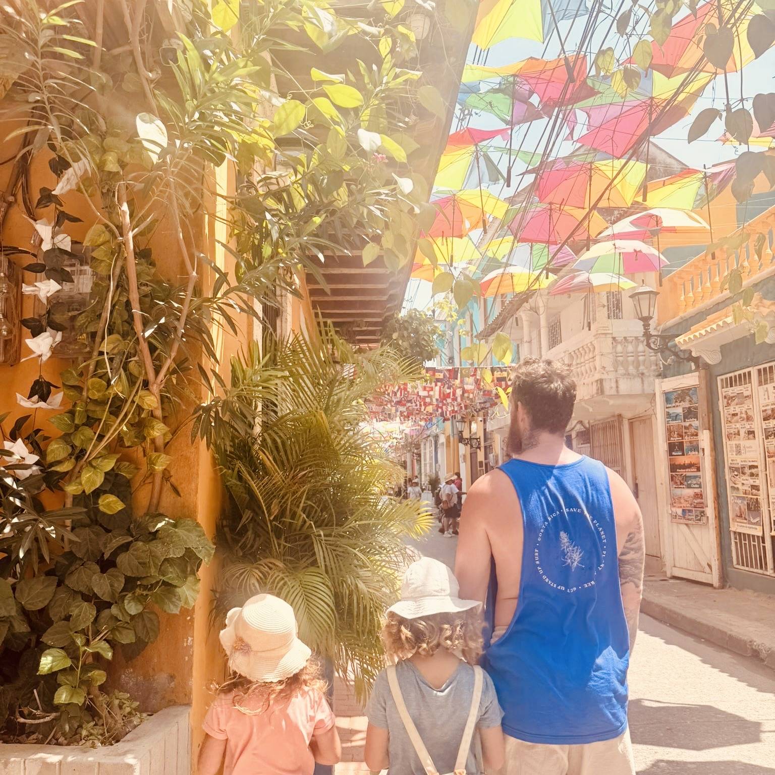 Umbrella street cartagena