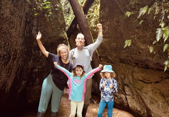 Cave trek in the amazon rainforest