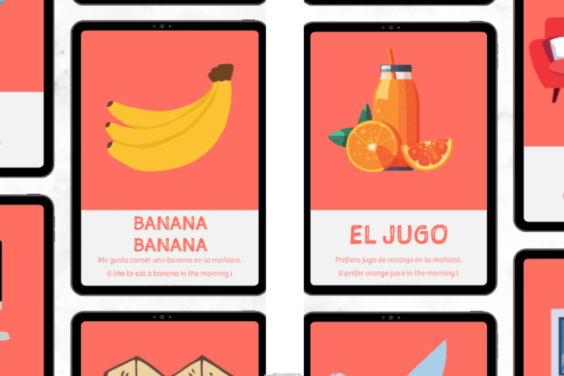 Image of spanish flashcards