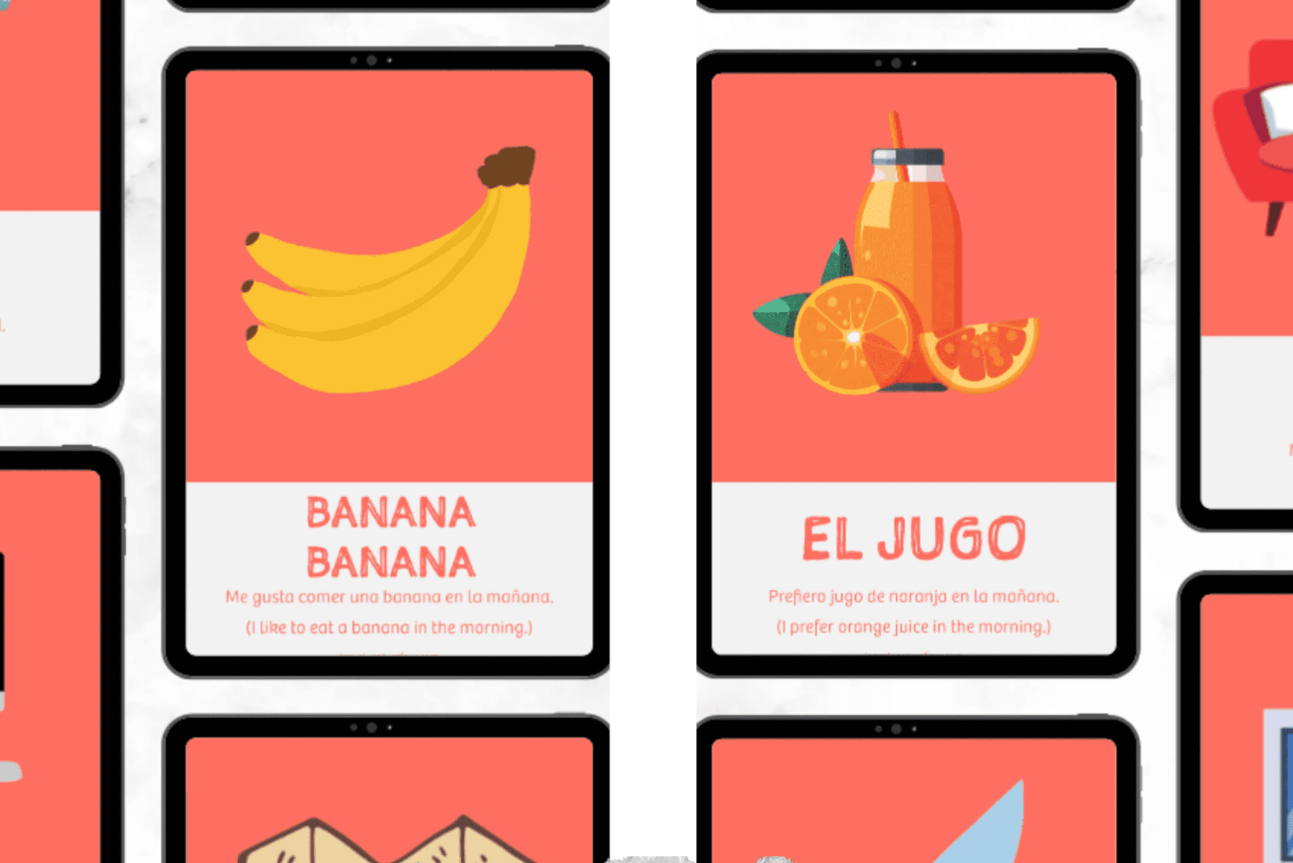 Image of spanish flashcards